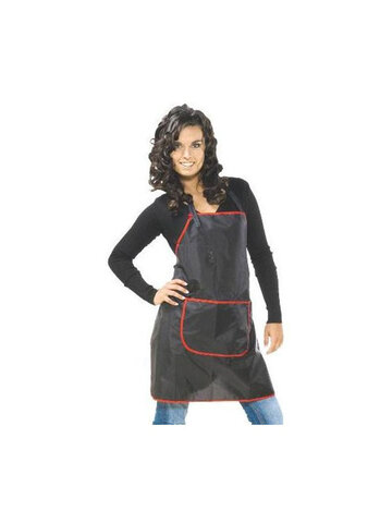 596372202 KP Cindy Black Apron 69 x 57 cm Kadeřnická zástěra-1