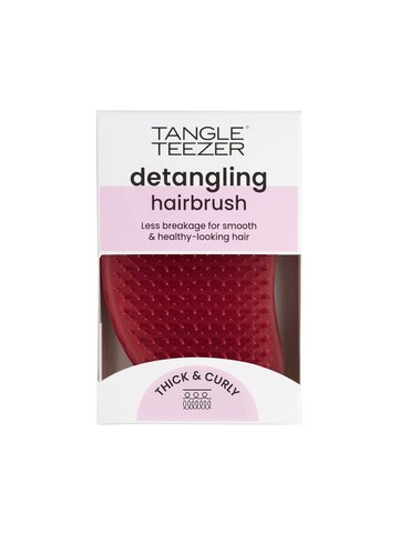 TT061 TT THE ORIGINAL THICK & CURLY HAIRBRUSH SALSA RED-1