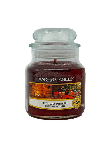 YC0246 YC HOLIDAY HEARTH SMALL JAR 104 G-1