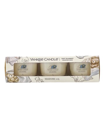 YC0380 YC 3 PACK FILLED VOTIVE SOFT BLANKET-1